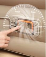 MATERAC DMUCHANY JEDNOOSOBOWY Z POMPKĄ ELEKTRYCZNĄ AKUMULATOR - KEMPINGOWY - obrazek 4