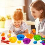 Montessori ZWIERZĄTKA do Nauki Kolorów Liczenia - obrazek 2