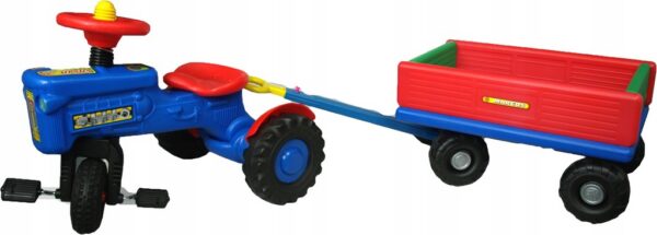 TRAKTOR NA PEDAŁY URSUS JEŻDZIK PL + PRZYCZEPKA