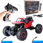 Samochód Zdalnie Sterowany Terenowy Duży 4x4 Akumulator X 2 2400 mAh