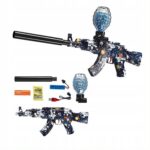 KARABIN PISTOLET MP AUTOMAT DEAGLE KULKI ŻELOWE AK47 KAŁASZNIKOW + akumulat - obrazek 3