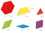 UKŁADANKA MONTESSORI KLOCKI PUZZLE DREWNIANE 155EL - obrazek 3