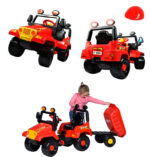 SAMOCHÓD TERENOWY JEEP WIELKI NA PEDAŁY + ŁOPATA - obrazek 9