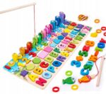 Trening MÓZGU Montessori Puzzle RYBKI KULKI - obrazek 2