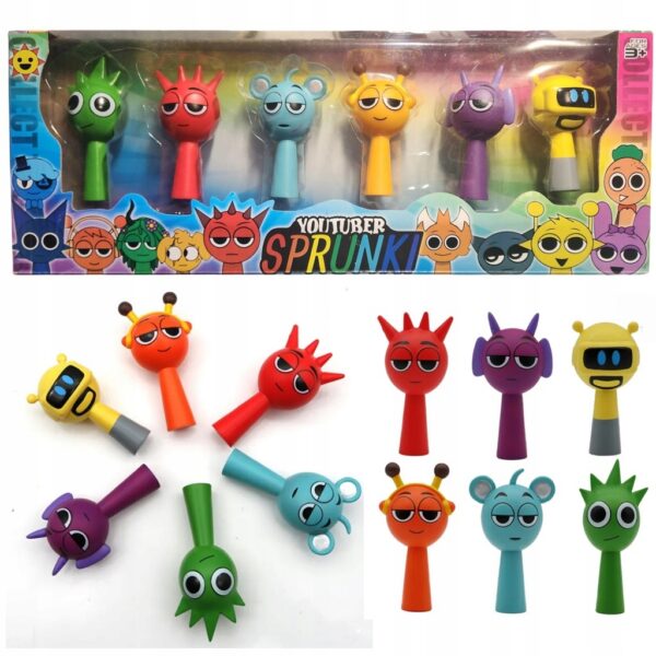 Toys Rhythm FIGURKA FIGURKI Sprunki 6szt BLISTER