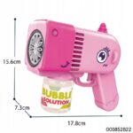 Maszyna do baniek Bazooka PISTOLET AKUMULATOR BAŃKI - AUTOMAT + PŁYN - obrazek 4