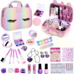 DUŻY ZESTAW KOSMETYKÓW DO MAKIJAŻU PAZNOKCI MAKE UP DLA DZIECI KUFEREK XXL - obrazek 3