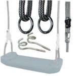 HUŚTAWKA OGRODOWA DLA DZIECI Deska Siedzisko płaskie mocna + 2 X HAKI - obrazek 2