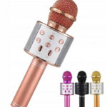 MIKROFON GŁOŚNIK BEZPRZEWODOWY KARAOKE BLUETOOTH