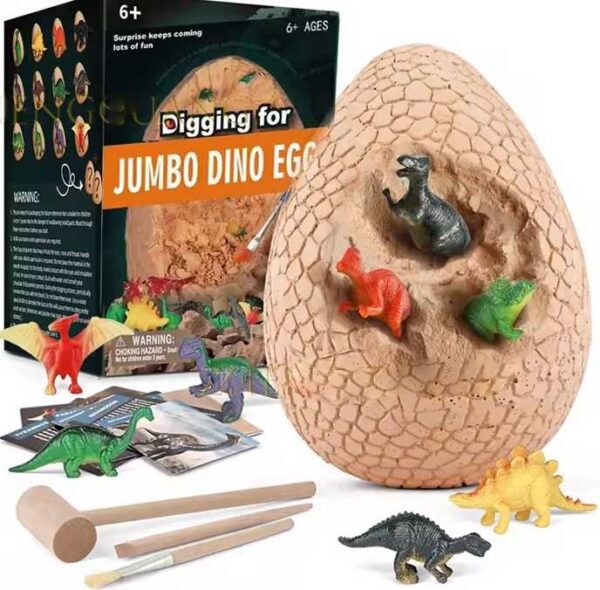Jajko Jumbo dinozaura XXl wykopaliska kopalnia skamielina archeolog ParkXXL