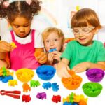 Montessori ZWIERZĄTKA do Nauki Kolorów Liczenia - obrazek 4