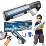 Nowoczesny Elektryczny Pistolet na Wodę - Wysokociśnieniowy 700 ml GIGANT - obrazek 2