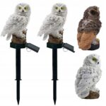 Lampa solarna sowa LED duża Wodoodporna ogrodowa - obrazek 7