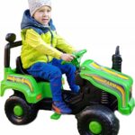 SOLIDNY OGROMNY TRAKTOR NA PEDAŁY traktorek