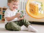 KOSTKA 3D dla dzieci Z LABIRYNTEM I METALOWA KULKA GRA LOGICZNA CUBE - obrazek 5