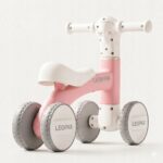 Rowerek biegowy trójkołowy jeździk dla dzieci lekki LEOPAX 12m+ ŚWIATŁA LED - obrazek 4