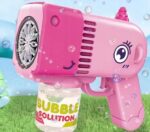 Maszyna do baniek Bazooka PISTOLET AKUMULATOR BAŃKI - AUTOMAT + PŁYN - obrazek 3