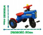 TRAKTOR NA PEDAŁY URSUS JEŻDZIK PL + PRZYCZEPKA - obrazek 3