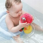 Pływająca FONTANNA do kąpieli kula świeci - obrazek 6