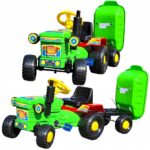 ZESTAW TRAKTOR TRAKTOREK NA PEDAŁY Z PRZYCZEPKĄ.