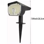 LAMPA SOLARNA Z CZUJNIKIEM RUCHU SUPER MOCNA 53 led 3- TRYBY PRACY - 4 szt - obrazek 7