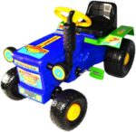 SOLIDNY TRAKTOR TRAKTOREK NA PEDAŁY SAMOCHÓD.KASK - obrazek 7
