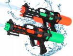 Pistolet Na Wodę Ogromny Bitwa Wodna Kolorowy Wytrzymały - obrazek 3