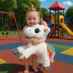 JEDNOROŻEC PLUSZOWY UNICORN MASKOTKA KOŃ BARDZO DUŻY - obrazek 8