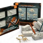 Wykopaliska Dinozaurów 3w1 Skamieniałości DINO + MŁOTEK + DŁUTO