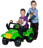 SAMOCHÓD TERENOWY JEEP NA PEDAŁY+ PRZYCZEPA+ŁOPATA - obrazek 7