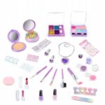 DUŻY ZESTAW KOSMETYKÓW DO MAKIJAŻU PAZNOKCI MAKE UP DLA DZIECI KUFEREK XXL - obrazek 2