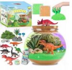 LAMPKA NOCNA LED Kula Terrarium Świecąca LED Z Dinozaurem Eksperymenty - obrazek 7