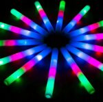 ŚWIECĄCE PAŁKI LED PAŁKA NA IMPREZĘ HALOWEEN 10X PIANKOWE MIECZ ŚWIETLNY HQ - obrazek 7