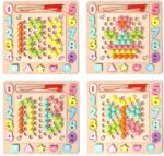 Trening MÓZGU Montessori Puzzle RYBKI KULKI - obrazek 4