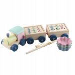 Sorter drewniany POCIĄG RYBKI WĘDKA GRY MONTESSORI - obrazek 8