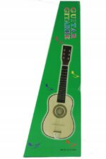 GITARA DREWNIANA AKUSTYCZNA 6 STRUNOWA DLA DZIECI COFFEE 60 CM - obrazek 3