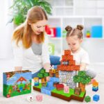 KLOCKI MAGNETYCZNE KOSTKI 3D KONSTRUKCYJNE KWADRATOWE - Zestaw XXL 100 el - obrazek 5