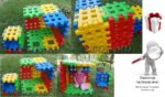 OGROMNE MEGA KLOCKI WAFLE EDUKACYJNE TANIO 35X35 - obrazek 5