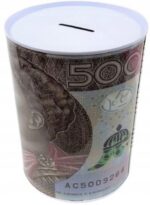 3X SKARBONKA PUSZKA NOMINAŁ PIENIĄDZE 500ZŁ ZESTAW - obrazek 3