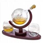 Zestaw do Whisky KARAFKA Globus + Szklanki PREZENT