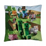 PODUSZKA DZIECIĘCA 40X40 MINECRAFT CREEPER TNT - obrazek 2