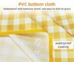 KOC WODOODPORNY PIKNIKOWY PLAŻOWY BIWAK MATA 200x200 XXL Karimata Duża - obrazek 5
