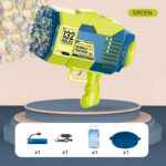 Maszyna do baniek Bazooka PISTOLET 132 otwory USB - obrazek 4