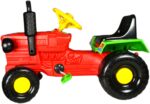 SOLIDNY TRAKTOR TRAKTOREK NA PEDAŁY SAMOCHÓD.KASK - obrazek 9