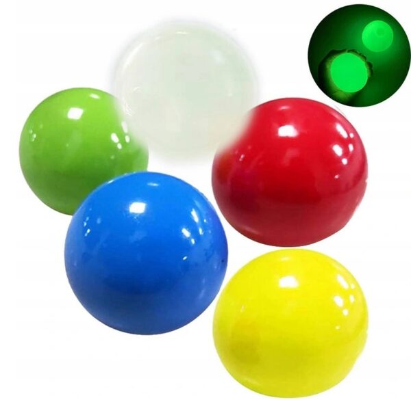 ANTYSTRESOWE PIŁKI GLOBBLES FLUORESCENCYJNE 5 SZT.