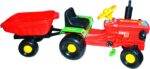 TRAKTOR NA PEDAŁY+PRZYCZEPA +PAS NAR+KASK +SZPADEL - obrazek 3