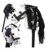 KOŃ NA KIJU ZABAWKA GŁOWA KONIA HOBBY HORSE DŹWIĘK - NEW VERSION Z GRZYWĄ
