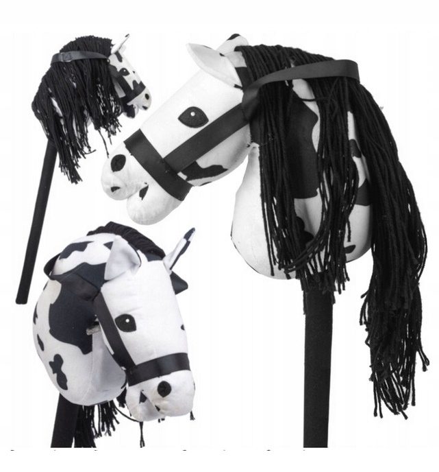 65f1d786-f01b-4b5b-abba-563128c58a79.jpeg KOŃ NA KIJU ZABAWKA GŁOWA KONIA HOBBY HORSE DŹWIĘK - NEW VERSION Z GRZYWĄ - obrazek 1