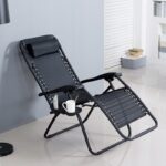 Składany leżak krzesło plażowe ZERO GRAVITY Regulowany Taras PREMIUM+ TORBA - obrazek 8