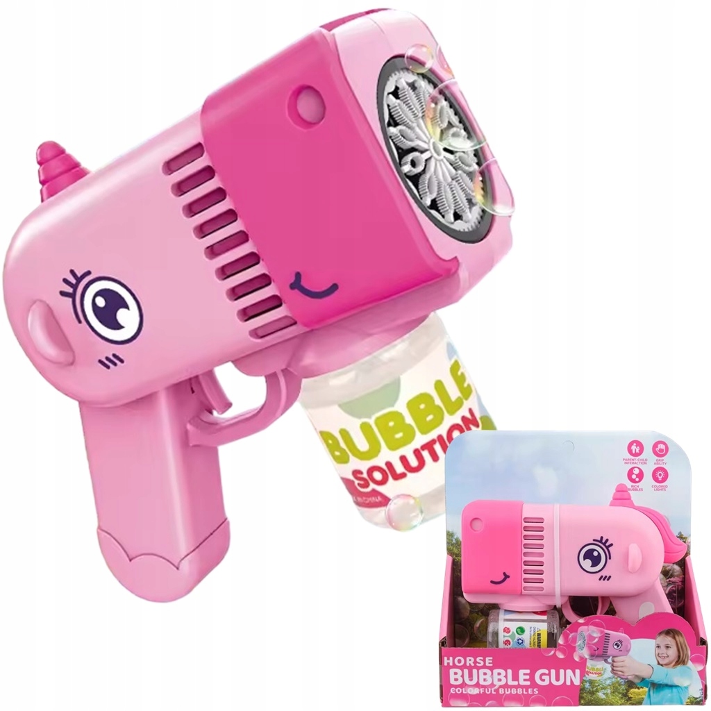 66aadb8b-479c-4117-a088-619d54040810.jpeg Maszyna do baniek Bazooka PISTOLET AKUMULATOR BAŃKI - AUTOMAT + PŁYN - obrazek 1